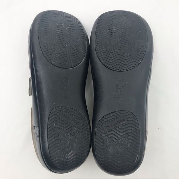 Alegria KHLOE Light Brown Leather Slip On Loafer Comfort Support Clog Shoes - Picture 10 of 16